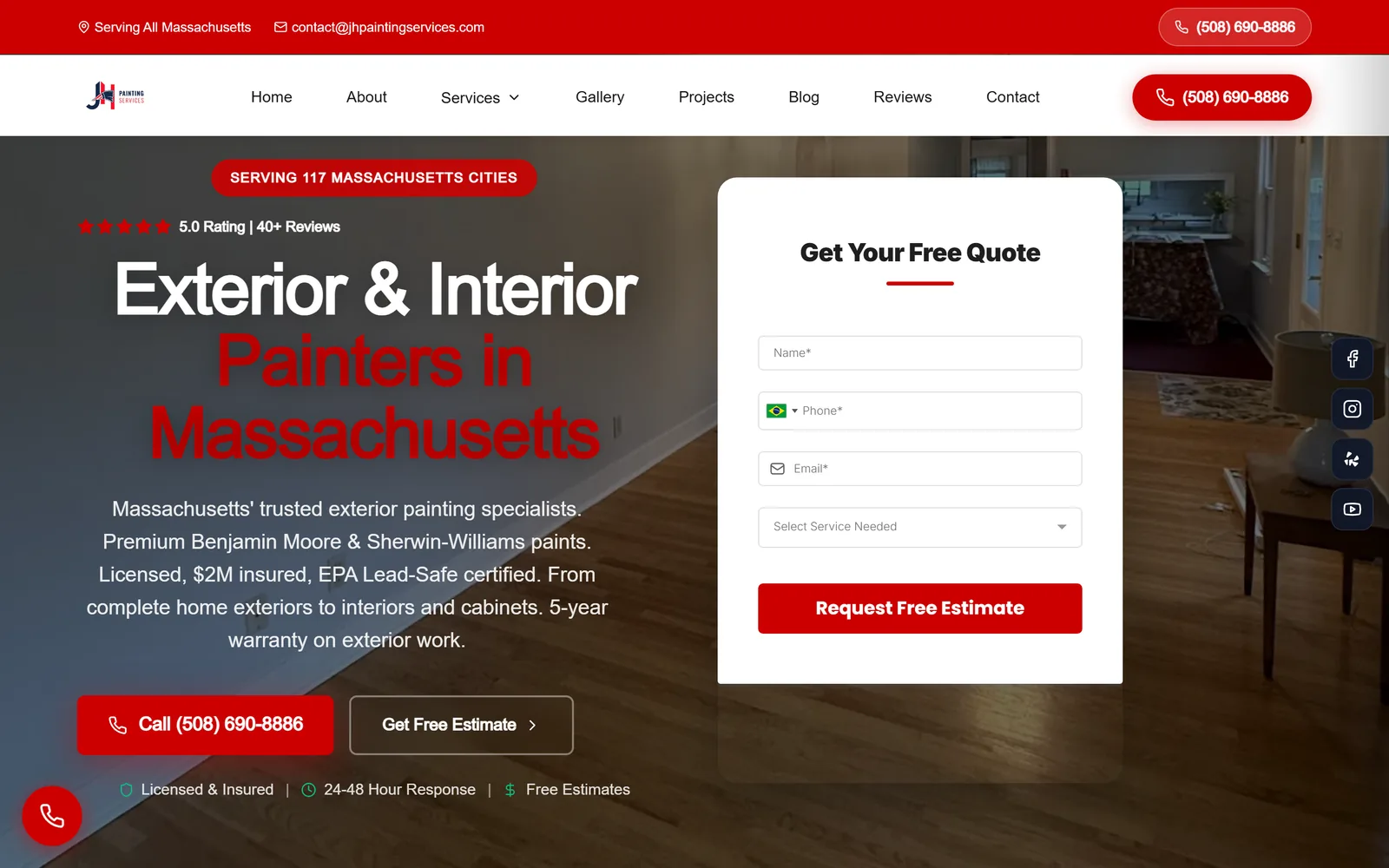 Site de JH Painting Services